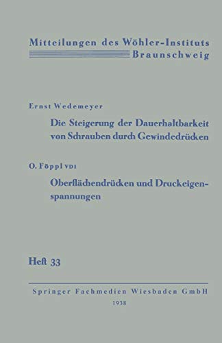 Die Steigerung der Dauerhaltbarkeit von Schrauben durch Gewindedrücken