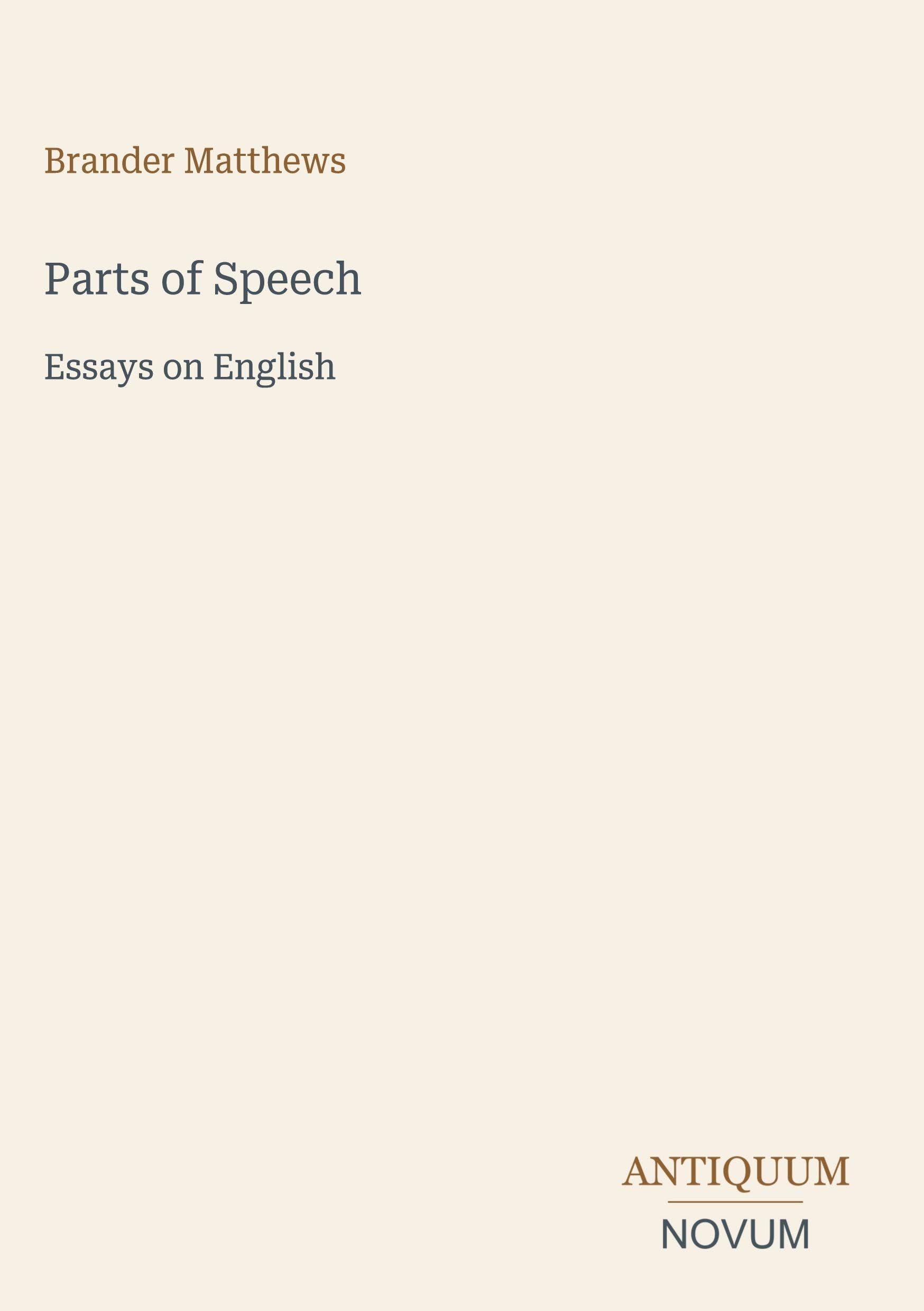 Parts of Speech