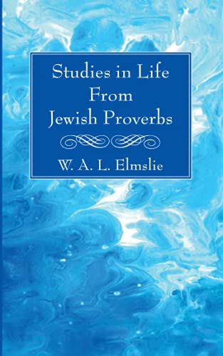 Studies in Life From Jewish Proverbs