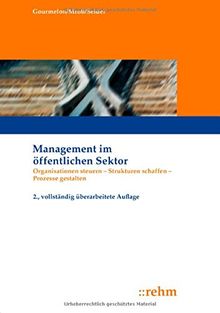Management im öffentlichen Sektor: Organisationen steuern - Strukturen schaffen - Prozesse gestalten