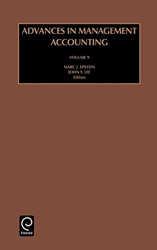 Advances in Management Accounting: 9 (Advances in Management Accounting): Vol 9