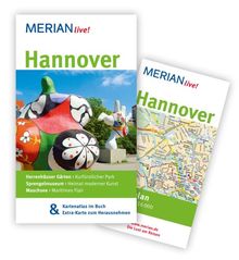 Hannover: MERIAN live!  Mit Kartenatlas im Buch und Extra-Karte zum Herausnehmen