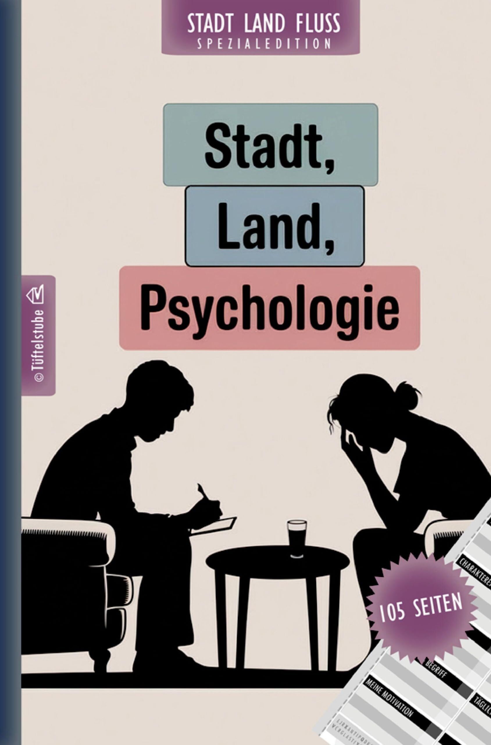 Stadt, Land, Psychologie - 105 Seiten - Stadt-Land-Fluss-Spezialedition für Psychologiestudenten und Psychologen