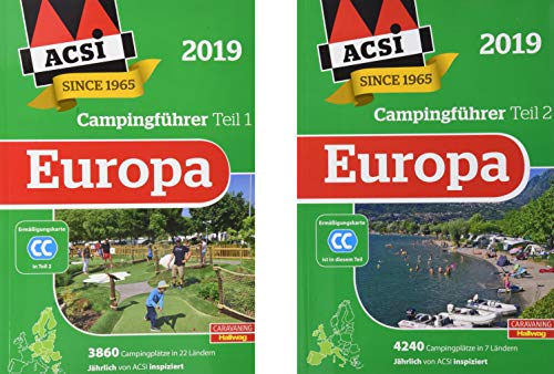 Europa 2024, Campingführer ACSI: Bestehend aus 2 Bänden inkl. ACSI