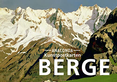 Die Buchhandlung in Oelde hat das Buch Postkarten-Set Berge: 18 Kunstpostkarten aus hochwertigem Karton. ca. 0,28€ pro Karte (Anaconda Postkarten, Band 62)