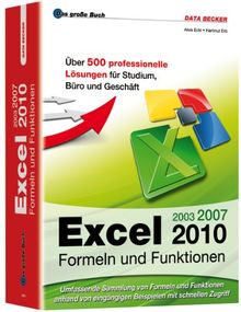 Das große Buch: Excel 2010 Formeln & Funktionen