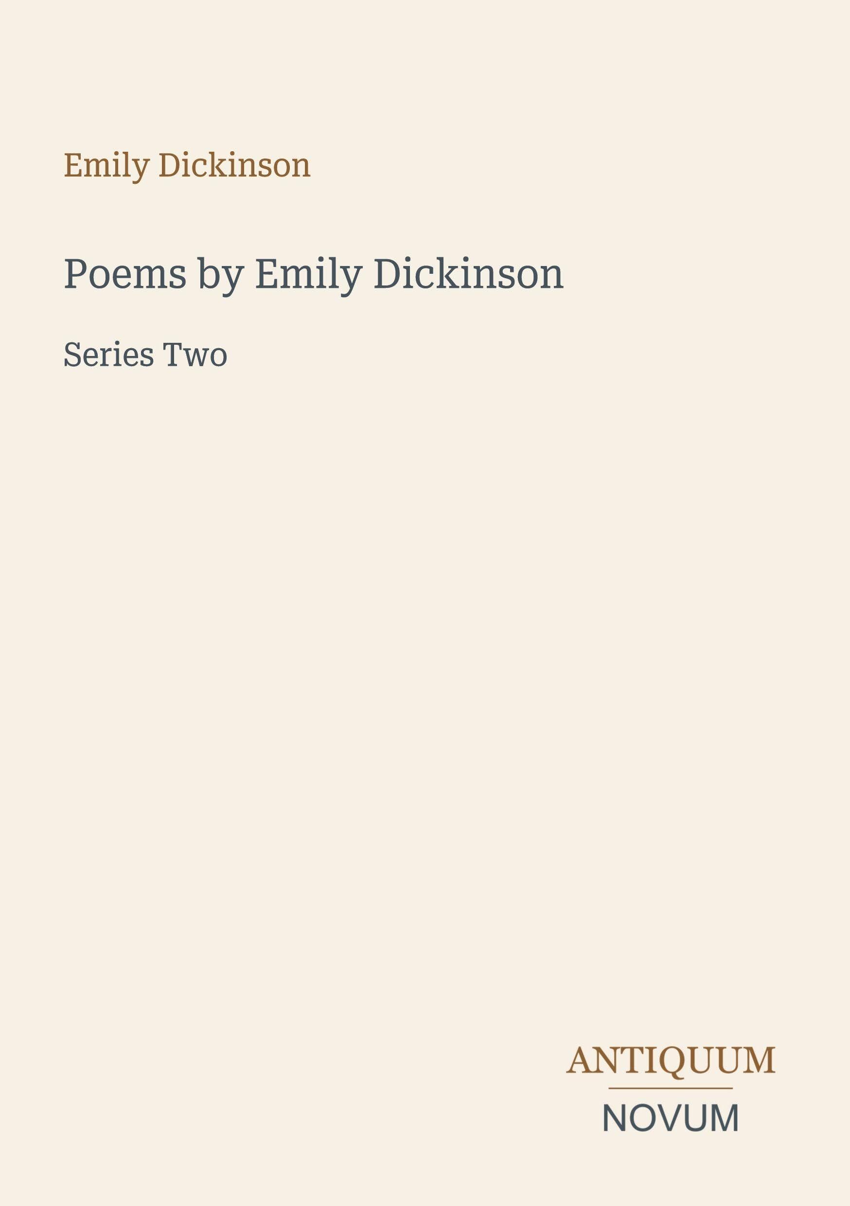 Poems by Emily Dickinson