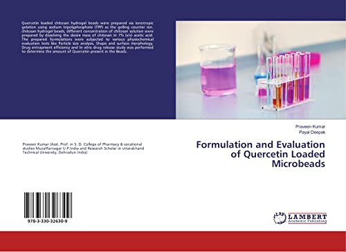 Formulation and Evaluation of Quercetin Loaded Microbeads