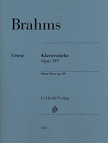 Klavierstücke op. 119 für Klavier zu zwei Händen. Revidierte Ausgabe