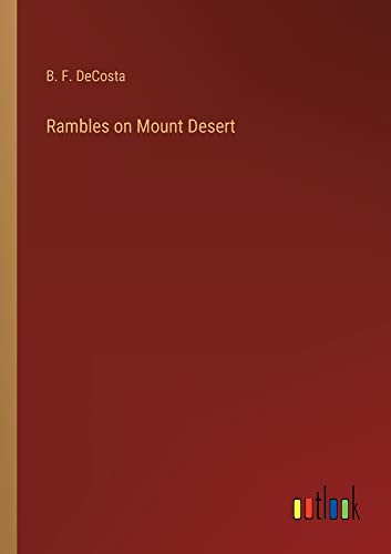 Rambles on Mount Desert