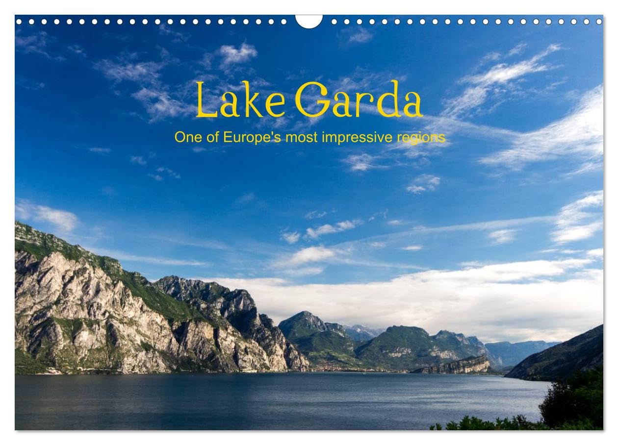 Lake Garda / UK-Version (Wall Calendar 2026 DIN A3 landscape), CALVENDO 12 Month Wall Calendar: One of Europe's most impressive regions