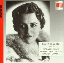 Opernarien (Aufnahmen 1942-1953) von Tiana Lemnitz | CD | Zustand sehr gut