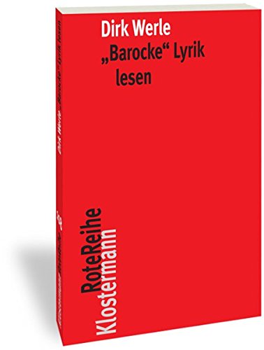 Barocke Lyrik lesen - Dirk Werle Kartoniert (TB)