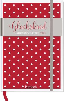 Taschenkalender 2025: Glückskind: Buchkalender ca. A6. Wochenplaner | Terminplaner | Organizer. Praktischer kleiner Taschenkalender mit Ferienterminen und Monatsübersichten