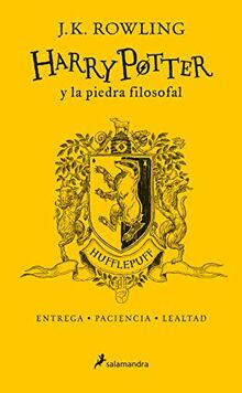 Harry Potter Y La Piedra Filosofal. Edición Hufflepuff / Harry Potter and the Sorcerer's Stone: Hufflepuff Edition: Entrega · Paciencia · Lealtad