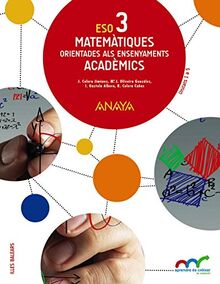 Matemàtiques orientades als ensenyaments acadèmics 3 ESO (Aprendre és créixer en connexió)