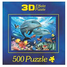 M.I.C. Puzzle 500 pièces - Effet 3D : Sous Les vagues