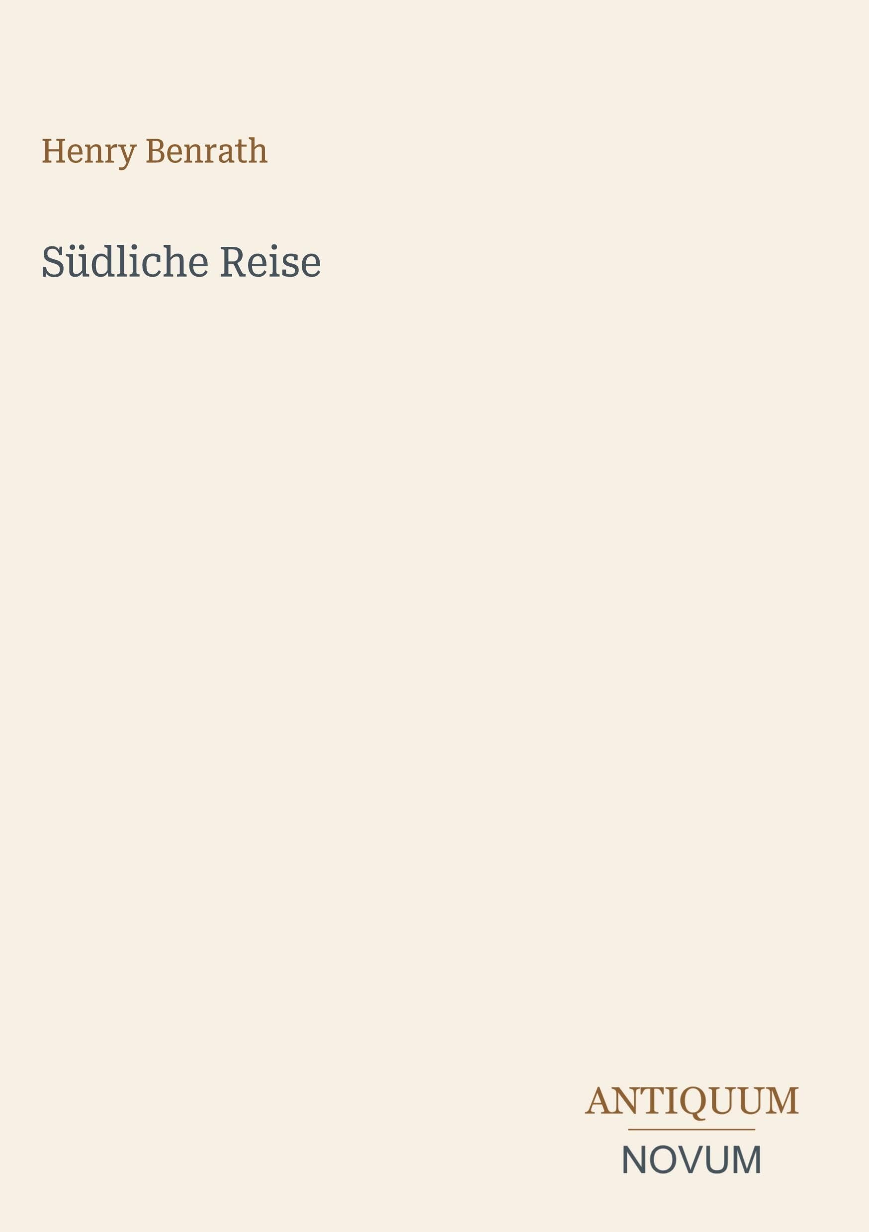 Südliche Reise