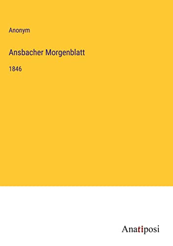 Ansbacher Morgenblatt: 1846