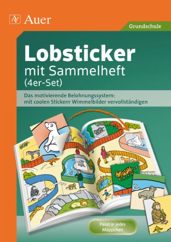 Die Buchhandlung in Oelde hat das Buch Lobsticker mit Sammelheft (4er-Set): Das motivierende Belohnungssystem: Mit coolen Stickern Wimmelbilder vervollständigen (1. bis 4. Klasse)