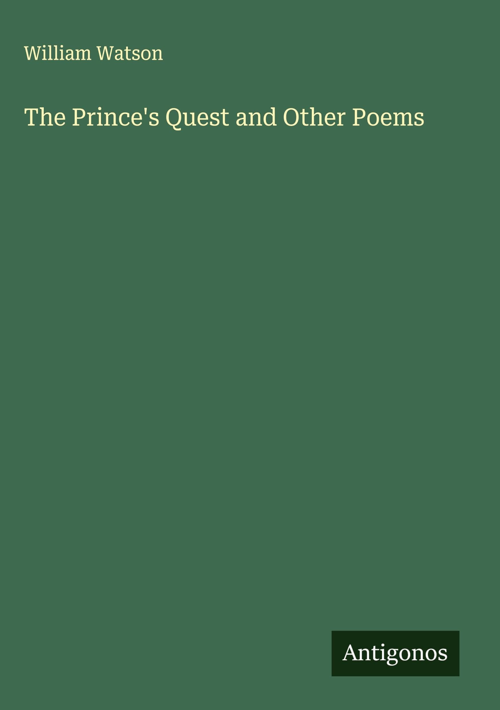 The Prince's Quest and Other Poems