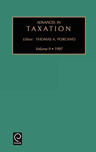Adv Taxation V 9 (Advances in Taxation, Band 9)