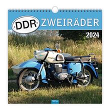 Trötsch Technikkalender DDR-Zweiräder 2024: Wandkalender Technikkalender