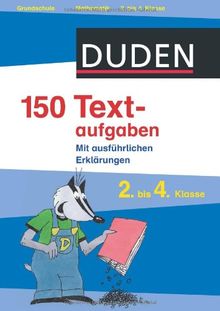 Duden - 150 Textaufgaben 2. bis 4. Klasse | Buch | Zustand gut