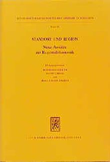 Standort und Region (Wirtschaftswissenschaftliches Seminar Ottobeuren)