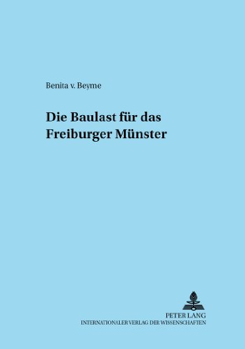 Die Baulast für das Freiburger Münster (Adnotationes In Ius Canonicum)