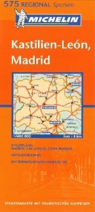 Kastilien-León, Madrid (Michelin Regionalkarte)
