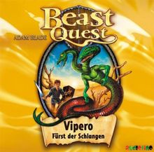 Beast Quest: Vipero, Fürst der Schlangen CD von Adam Blade | Buch | Zustand sehr gut