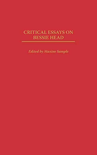 Critical Essays on Bessie Head (Contributions in Afro-american and African Studies: Contemporary Black Poets)