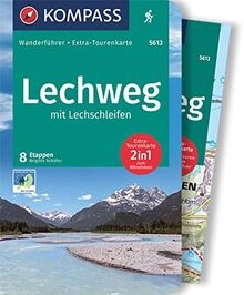 KOMPASS Wanderführer Lechweg mit Lechschleifen, 16 Touren und Etappen: mit Extra-Tourenkarte, GPX-Daten zum Download