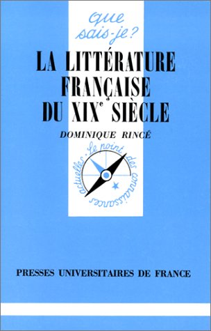 La Littérature française du 19e siècle