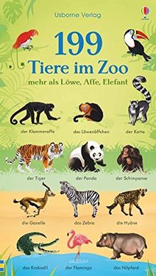 199 Tiere im Zoo: mehr als Löwe, Affe, Elefant