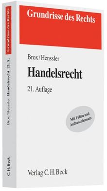 Handelsrecht: mit Grundzügen des Wertpapierrechts