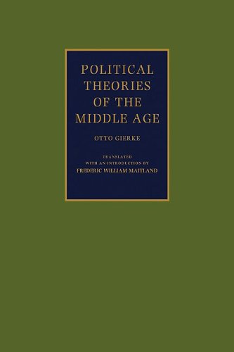 Political Theories of Middle Age (Cambridge Paperback Library)