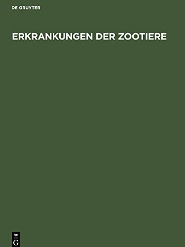 Erkrankungen der Zootiere: Verhandlungsbericht des XX. Internationalen Symposiums über die Erkrankungen der Zootiere vom 14. Juni bis 18. Juni 1978 in Dvur Králové