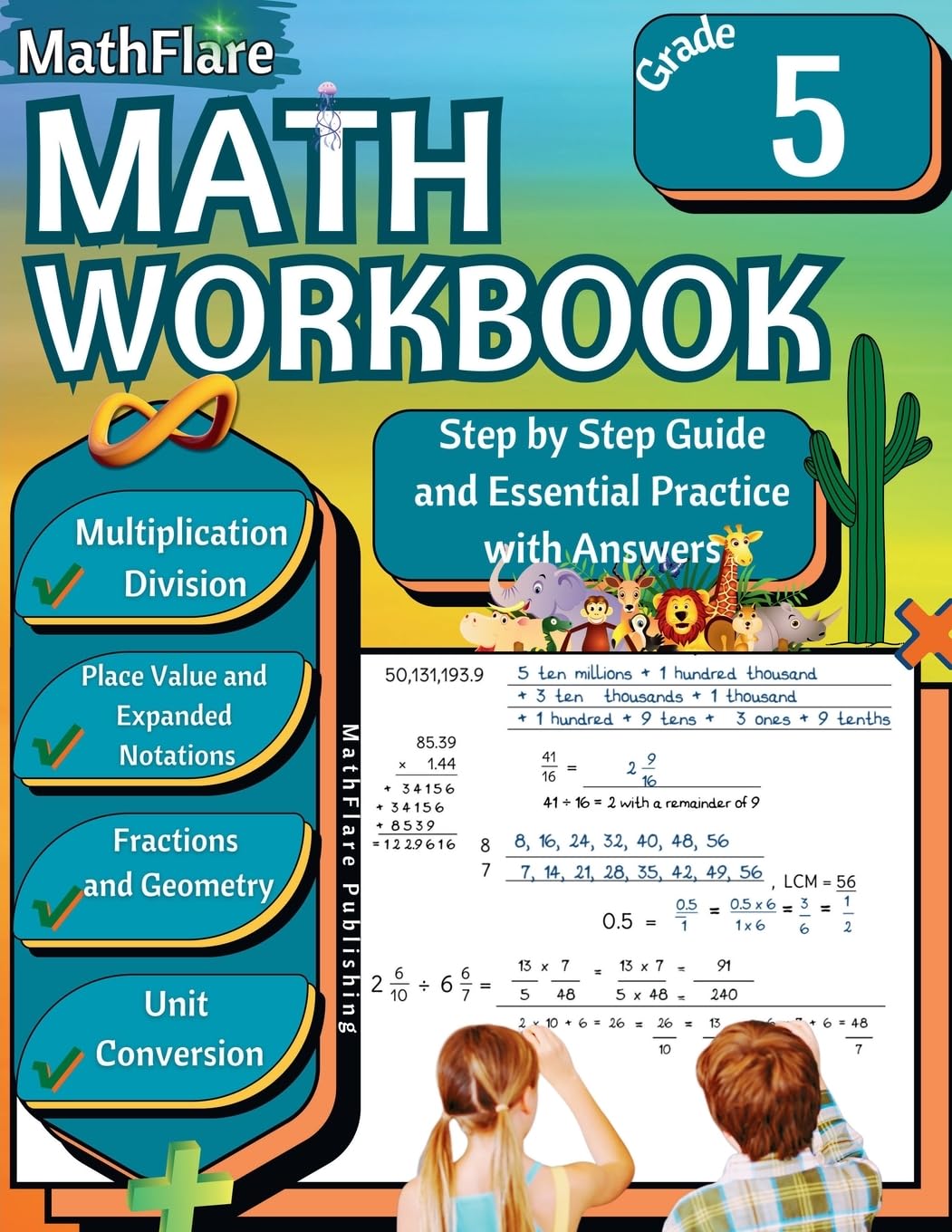 MathFlare - Math Workbook 5th Grade: Math Workbook Grade 5 ...