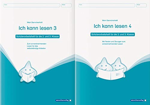 Ich kann lesen 3&4 - 2 Schülerarbeitshefte für die 2. und 3. Klasse: Meine Sternchenhefte mit Texten und Übungen zum selbstständigen Lesen im Set zum Vorteilspreis