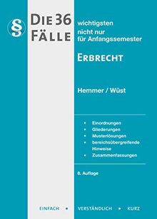 Die 36 wichtigsten Fälle - Erbrecht (Skripten - Zivilrecht)