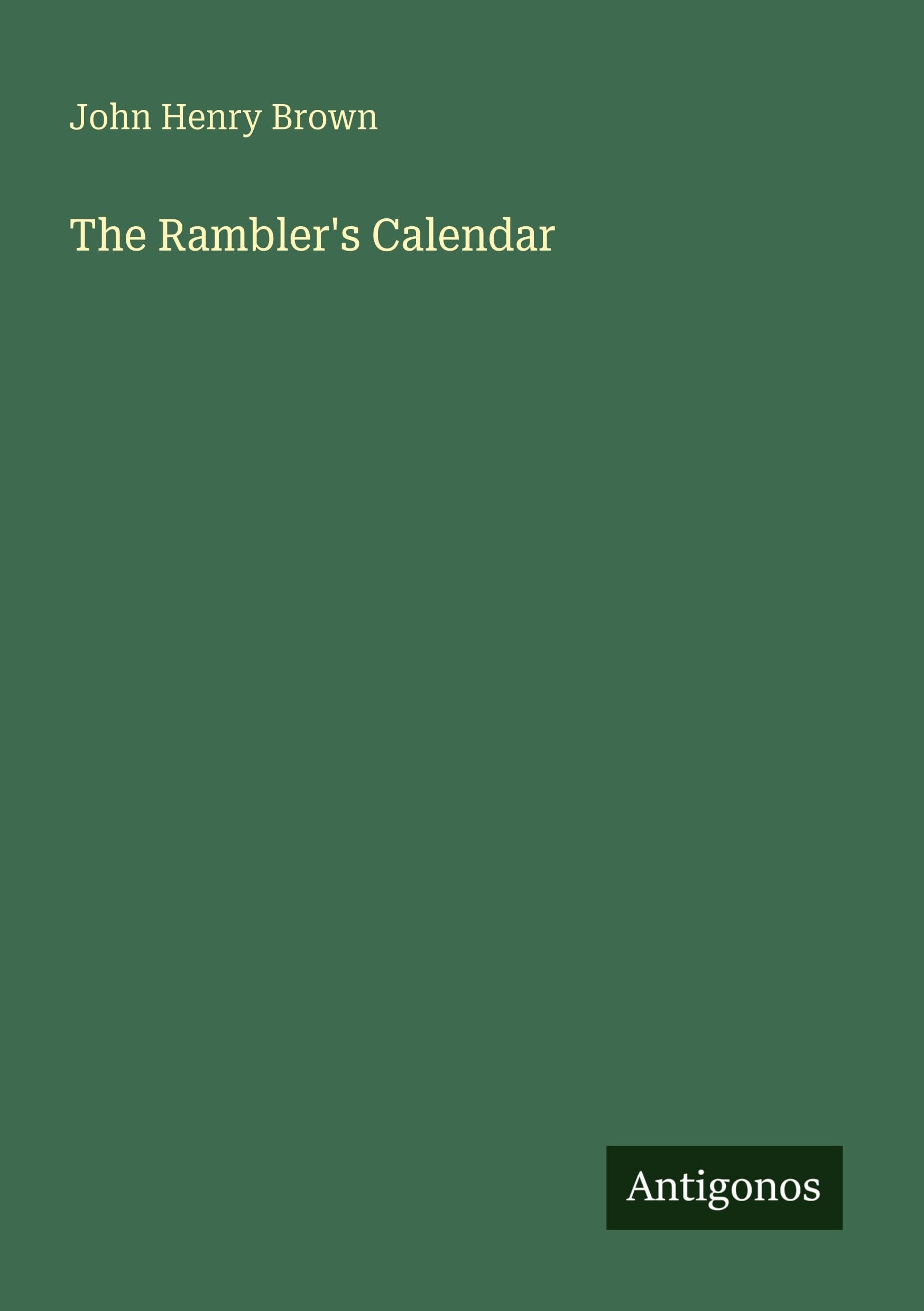 The Rambler's Calendar