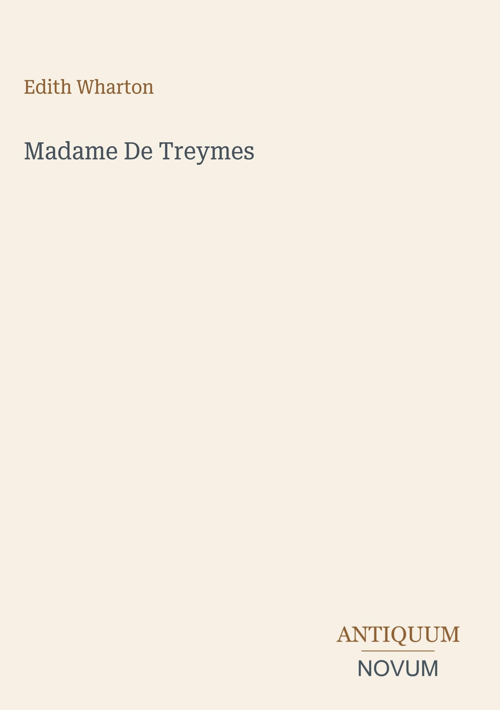 Madame De Treymes