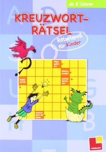 Kreuzworträtsel. Rätselspaß für Kinder - blau