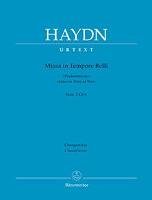 Missa in Tempore Belli - Paukenmesse Hob. XXII: 9 - Chorpartitur