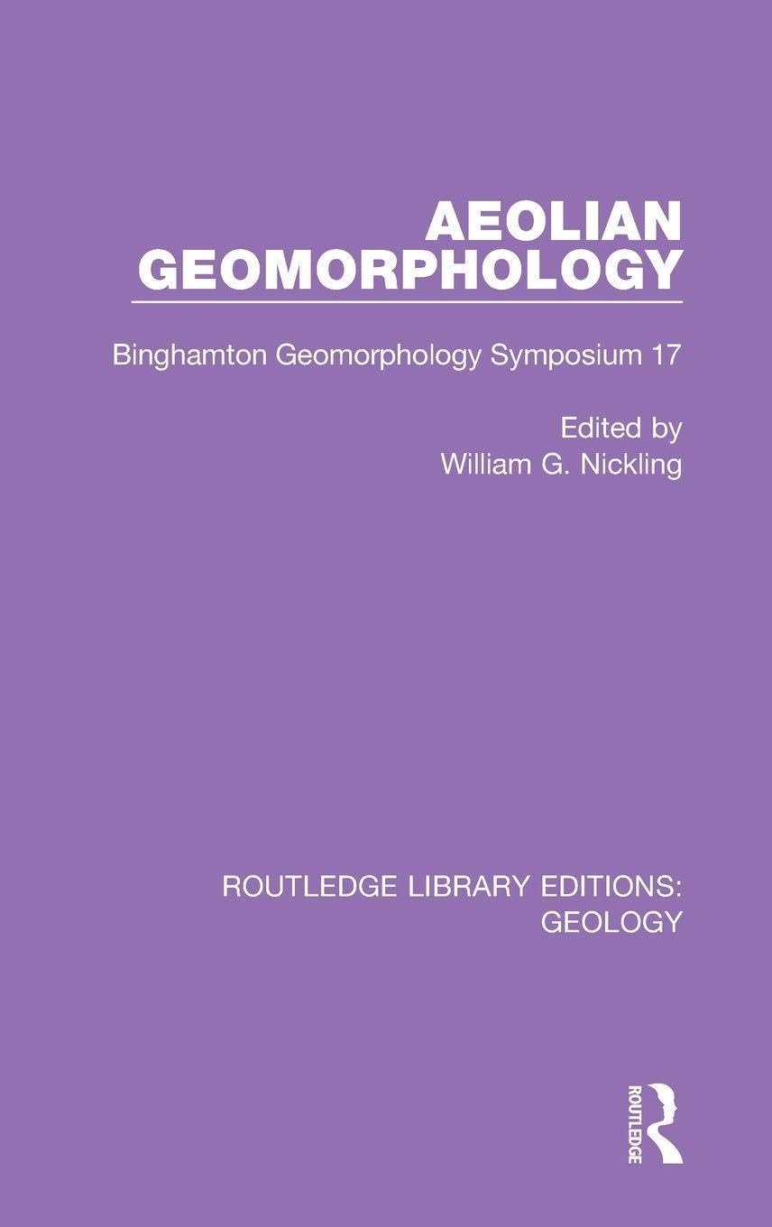 Aeolian Geomorphology: Binghamton Geomorphology Symposium 17 (Routledge Library Editions: Geology, 2/17, Band 2)
