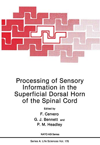 Processing of Sensory Information in the Superficial Dorsal Horn of the Spinal Cord (Nato Science Series A) (NATO Science Series A:, 176, Band 176)