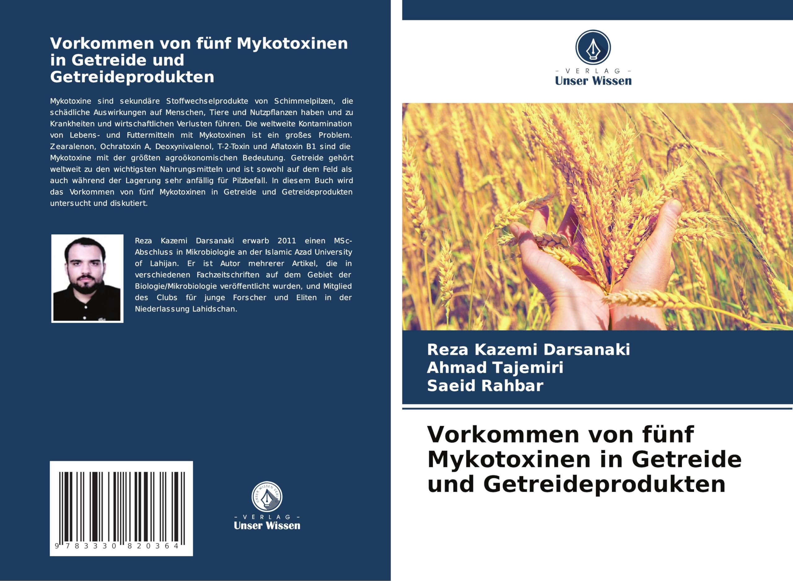 Vorkommen von fünf Mykotoxinen in Getreide und Getreideprodukten