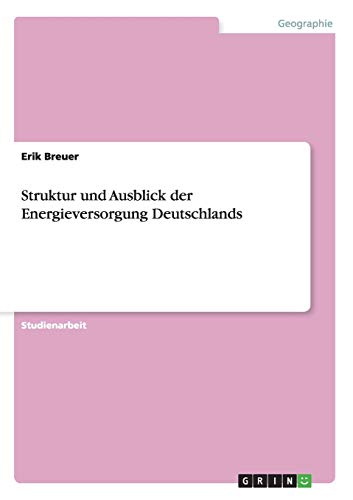 Struktur und Ausblick der Energieversorgung Deutschlands